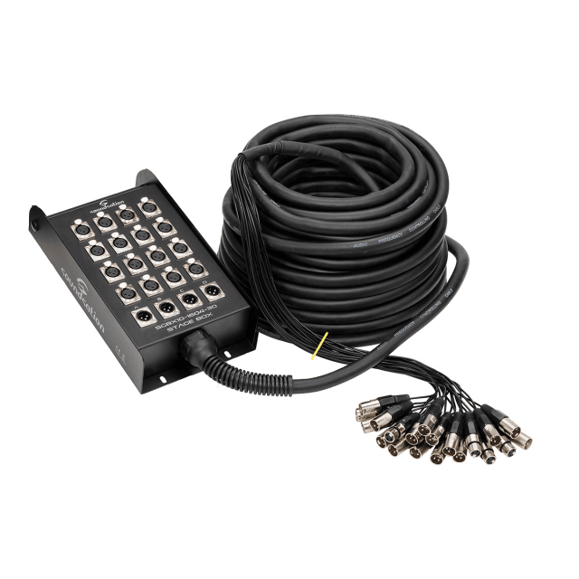 Stage box professionale in metallo con 16 Ingressi e 4 Uscite