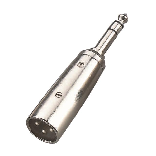 XLR Male - 6.3mm Male STEREO jack adapter (1 pc set)