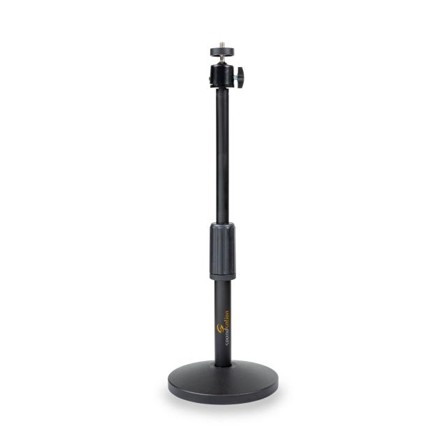 Supporto webcast da tavolo per smartophone e microfono