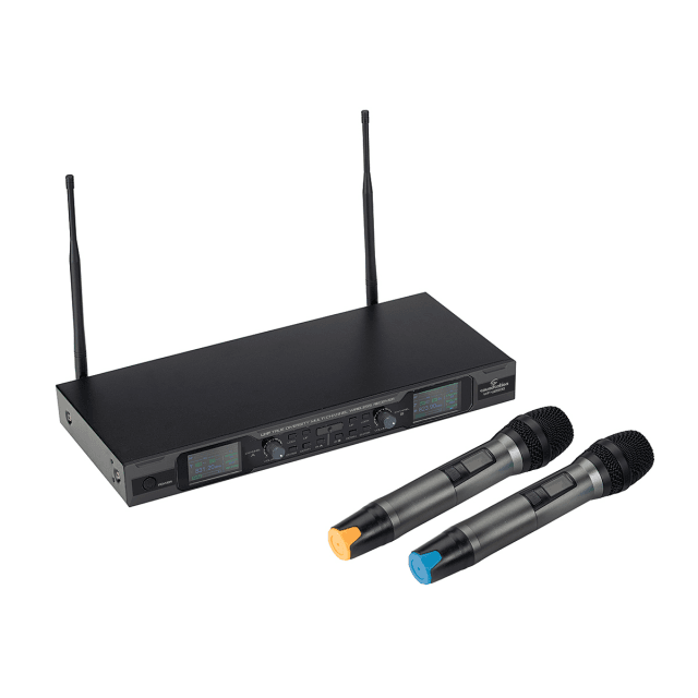 Dual UHF True Diversity Multi-Channel Wireless Microphone System