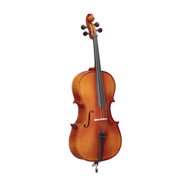Violoncello Virtuoso OCE 4/4 tavola armonica in abete masello e fascie e fondo in acero massello
