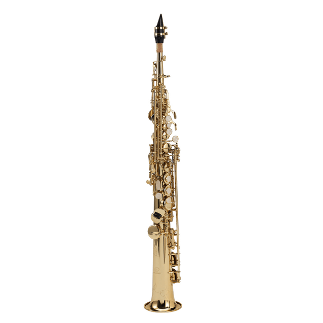 Straight Bb soprano saxophone with F# key