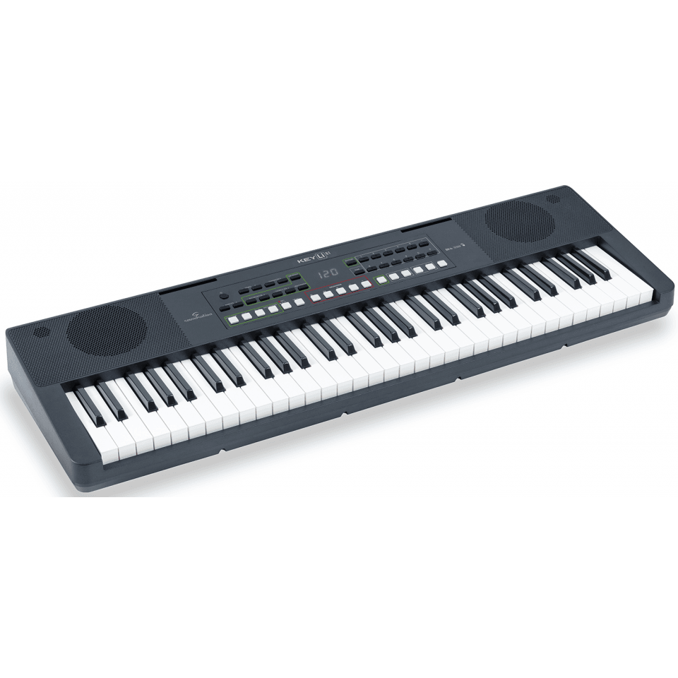 Arranger keyboard with 61 touch sensitive keys and rechargeable Lithium battery KEYLI 61 Soundsation