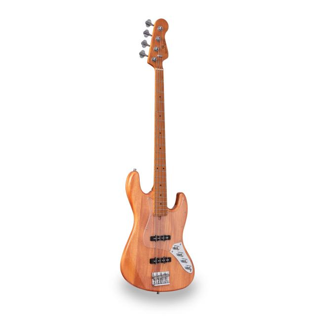 Electric bass with roasted maple freboard and neck (4 strings)