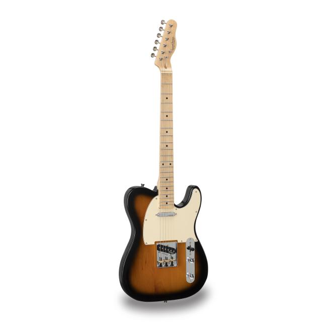 Cutaway electric guitar with 1 single coil and 1 lipstick pickup (equipped by Wilkinson®)