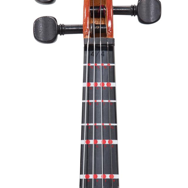 Finger guide for 1/4 violin