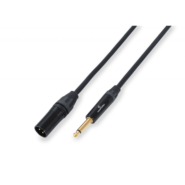 Wiremaster balanced microphone cable XLR(M)-6.3mm Jack MONO / 10mt