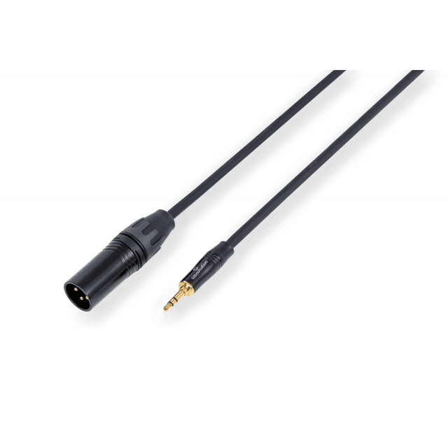 Wiremaster adapter cable Mini jack stereo 3.5 - Male XLR / 1.5 mt