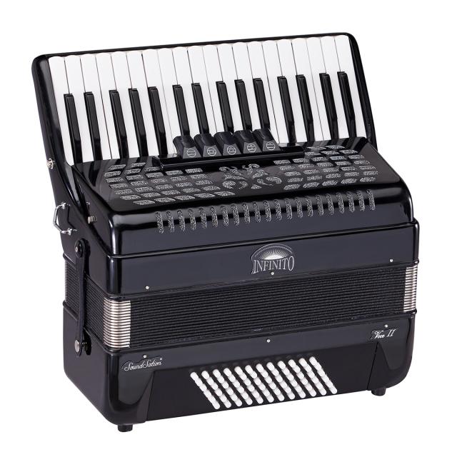 72 bass accordion in black