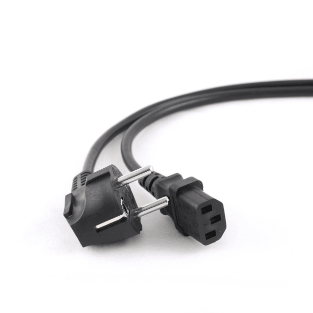 Power cable featuring 3P EC standard (VDE) - Shuko plug