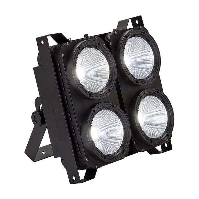 4x100W Warm White + Cold White COB LED Blinder