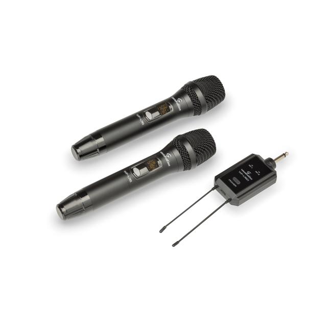 2x16-Channel Dual UHF Compact Wireless System - 606-613.5MHz