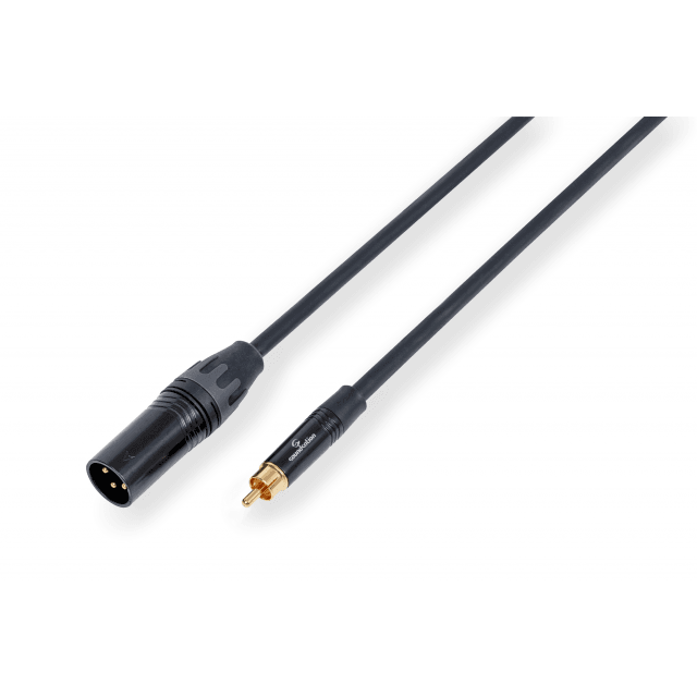 Cavo patch bilanciato Wiremaster XLR(M)-RCA / 0.6mt