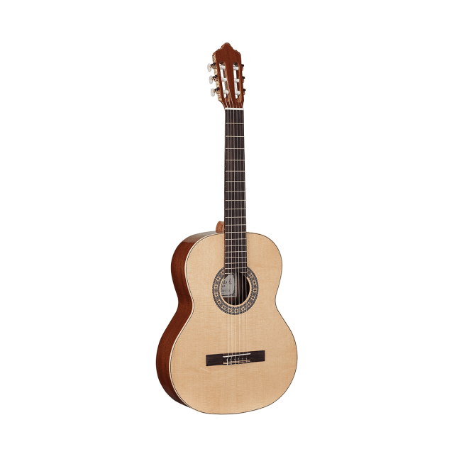 Chitarra classica con top abete solido in finitura lucida (Made in Europe)