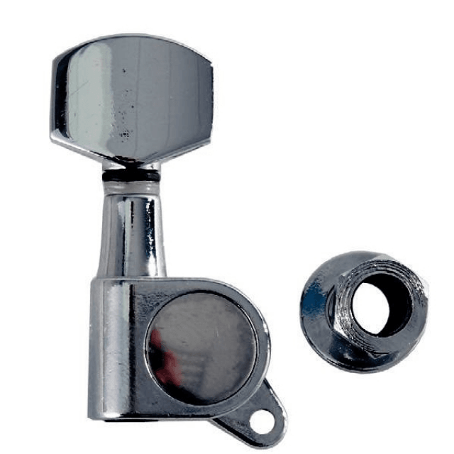 Meccaniche per Chitarra Elettrica e Acustica, L6, finitura Cromata