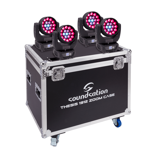 4pcs THESIS 19112 ZOOM Set with Flight Case