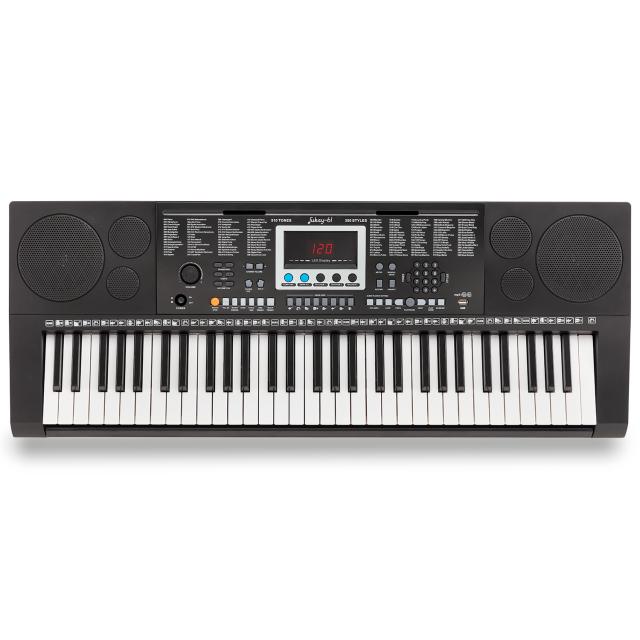 Electronic Keyboard with 61 piano keys  and  Audio Player
