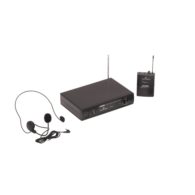 VHF Plug and Play Wireless Microphone with Bobypack and headset (205.75 MHz)