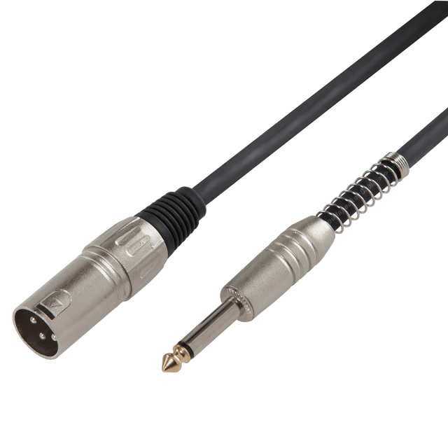 Cavo speaker XLR 3P M - 6.3mm Jack MONO / 2x1.3 mm² / 10mt