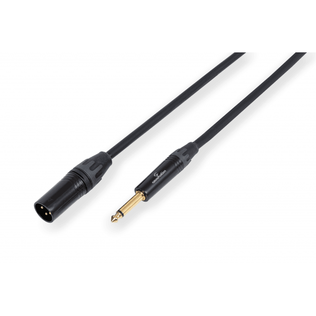 Wiremaster speaker cable XLR(M)-6.3mm Jack MONO / 1x2.5 mm² / 10mt