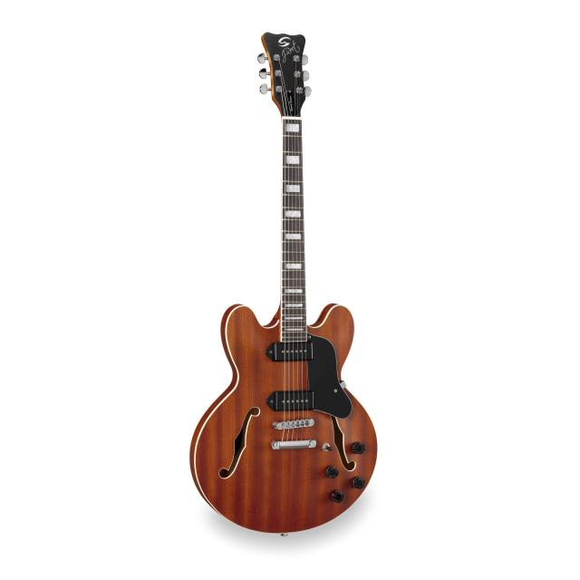 Chitarra semiacustica double cutaway con Single coil