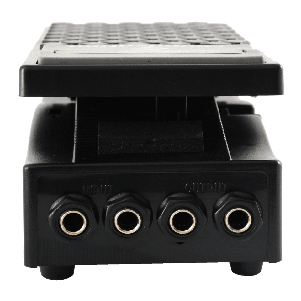 Volume pedal for keyboard clearance