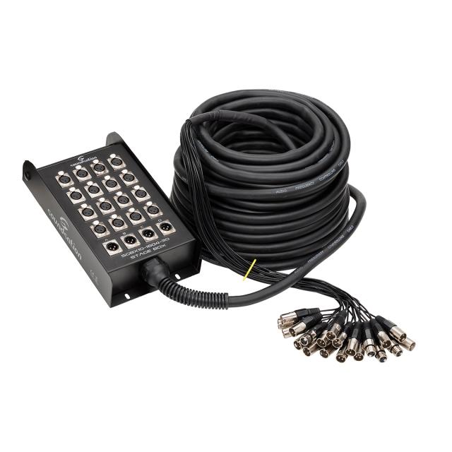 Stage box professionale in metallo con 16 Ingressi e 4 Uscite