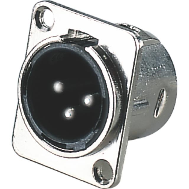 Connettore da pannello XLR 3P-M 
