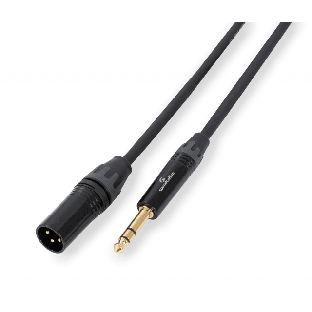 Wiremaster balanced patch cable XLR(M)-6.3mm Jack STEREO Wiremaster balanced patch cable XLR(M)-6.3mm Jack STEREO