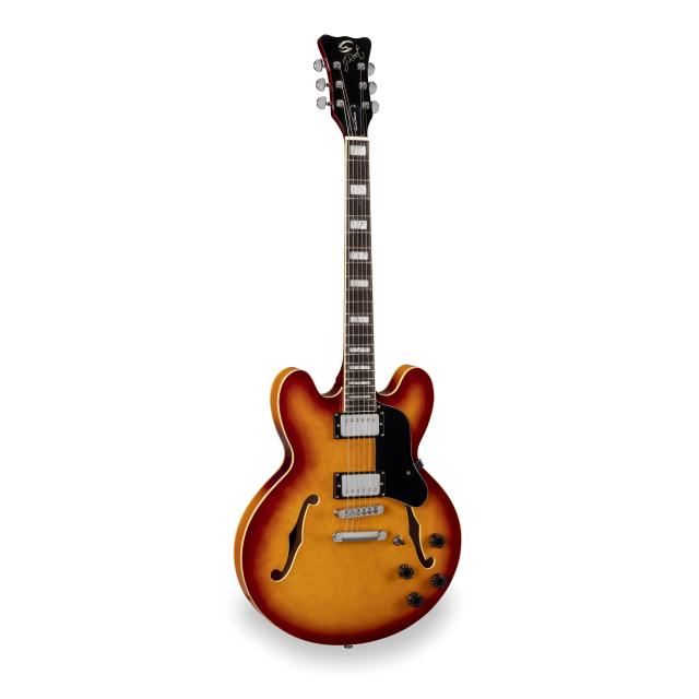 Chitarra semiacustica double cutaway con Humbucker