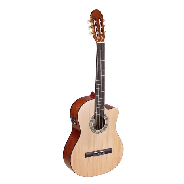 Toledo PRIMERA SPRUCE classical guitar 4/4 cutaway with preamp