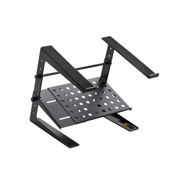 Table Laptop Stand with adjustable height - length, and additional intermediate shelf