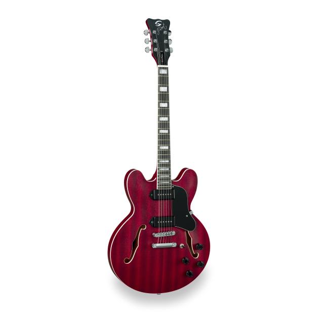 Chitarra semiacustica double cutaway con Single coil