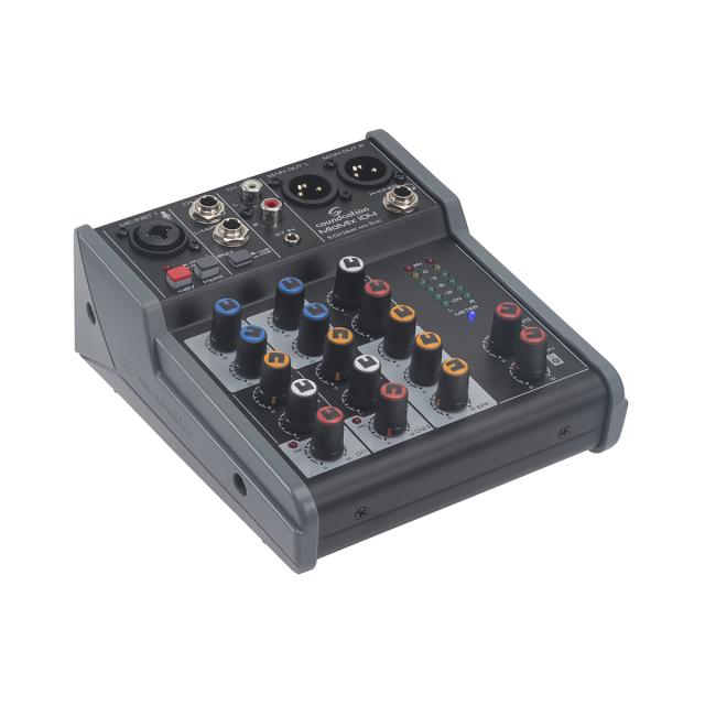 Mixer Audio Professionale a 5 Canali con Effetto Eco Digitale