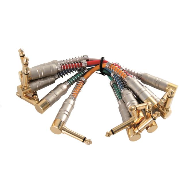 Stomp box patch cables (6 pcs)