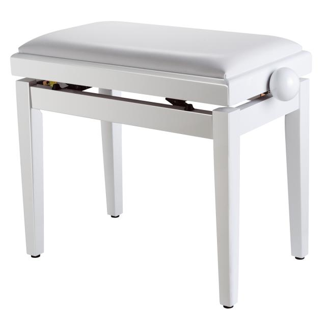 Adjustable glossy finish piano bench