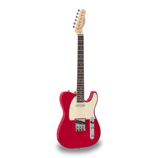 Cutaway electric guitar with 1 single coil and 1 lipstick pickup (equipped by Wilkinson®)