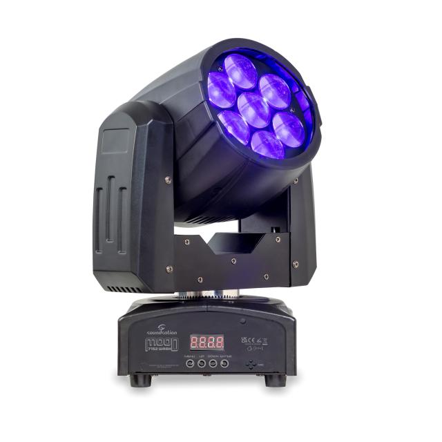 SOUNDSATION  LED WASH MOVING HEAD WITH ZOOM  MOOD 715Z WASH 7 X 15 W
