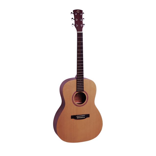 Chitarra acustica OOO con finitura open pore satinata