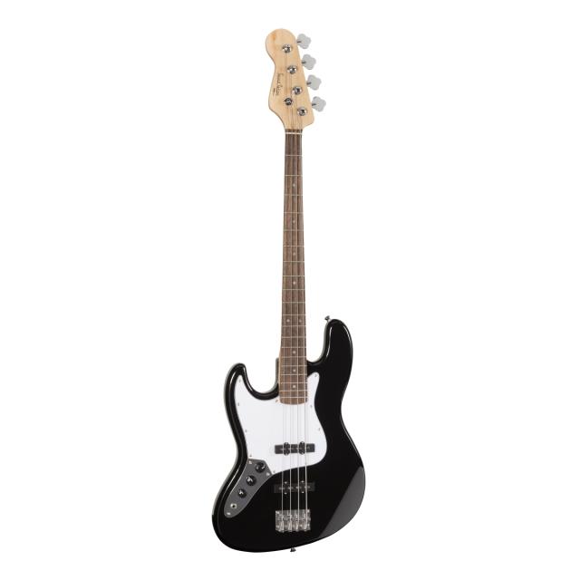 Electric bass with bridge and neck pick ups (left handed)
