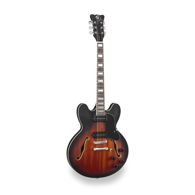 Chitarra semiacustica double cutaway con Single coil