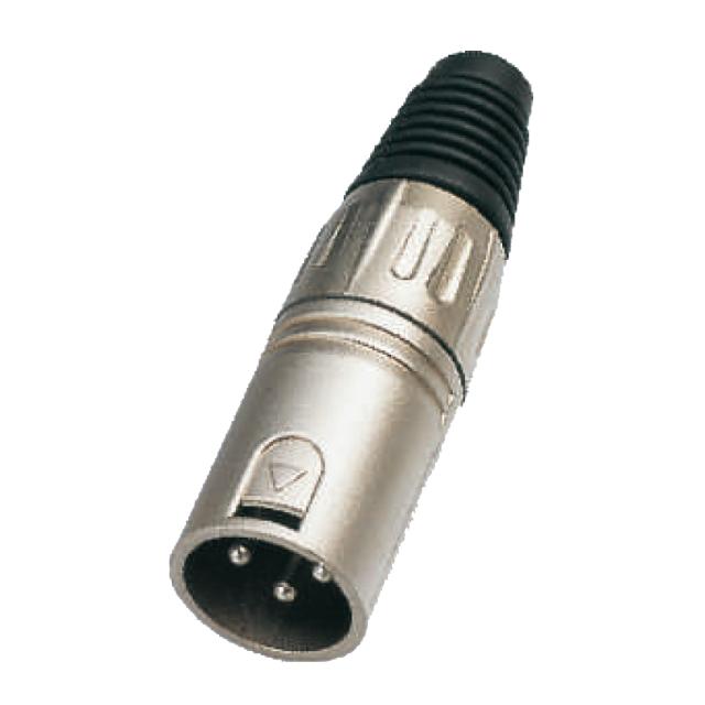 Metal connector XLR 3P male (25 pcs box)