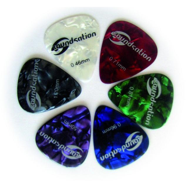 Celluloid picks bag (72 pcs - 0.46)