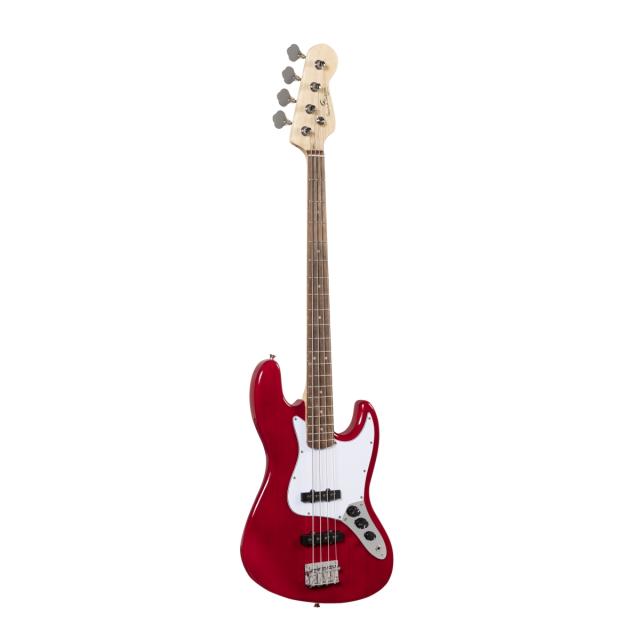 Electric bass with bridge and neck pick ups