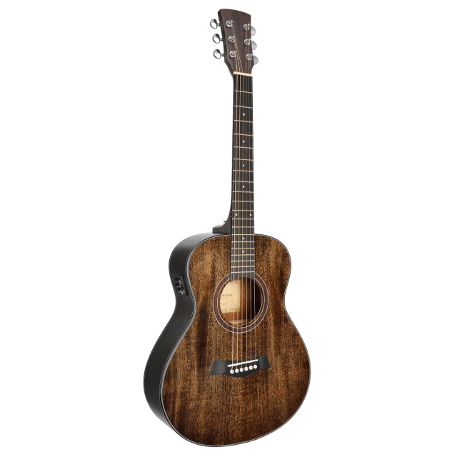 Chitarra acustica traveller amplificata in finitura open pore
