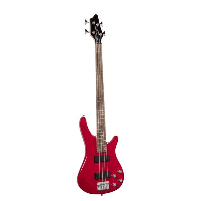 Electric bass with bridge and neck pick ups