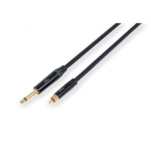 Cavo patch sbilanciato Wiremaster 6.3mm Jack MONO-RCA / 1.5mt