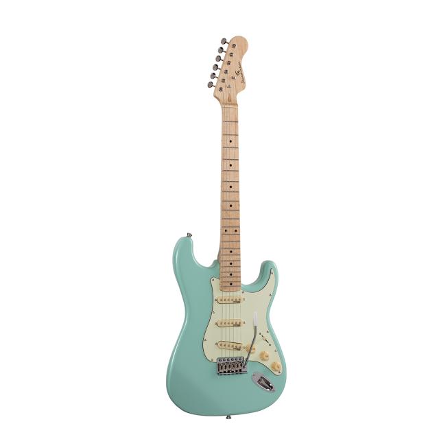 Chitarra elettrica double cutaway con 3 single coil e meccaniche vintage (equipaggiata Wilkinson, tastiera acero)
