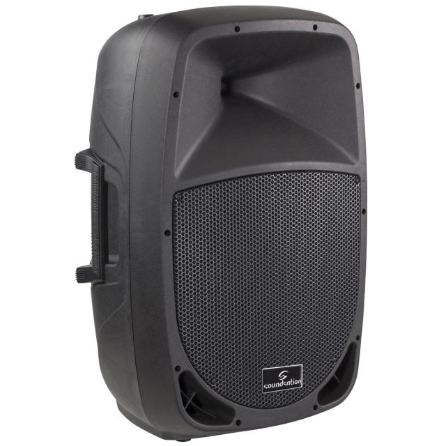 Diffusore amplificato in polipropilene 15" 880 Watt con lettore  MP3/Bluetooth™