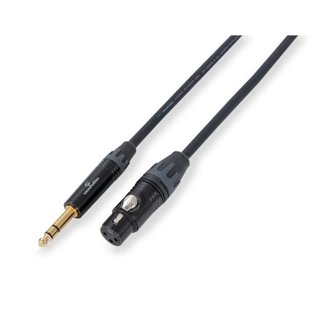 Cavo patch bilanciato Wiremaster XLR(F)-6.3mm Jack STEREO / 2mt